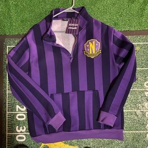 Disney cakeworthy Wednesday Addams sweatshirt hoodie medium netflix